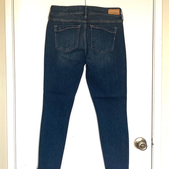 Express Cropped Legging Mid Rise Jeans / Size 8 - Picture 3 of 8
